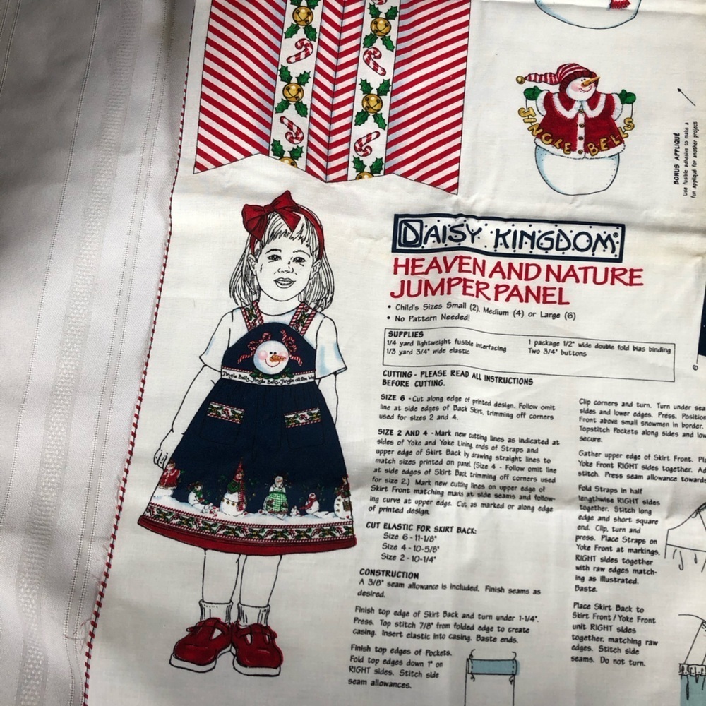 Daisy Kingdom Cut and Sew Jumper